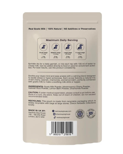 Hackney Dog House Calming Goats Milk (Free Postage)