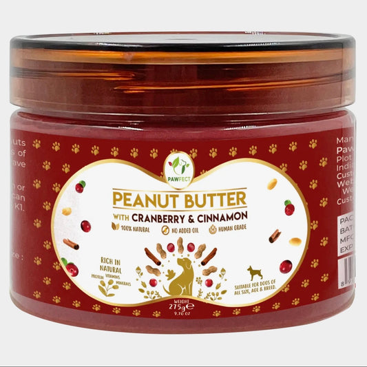 Peanut Butter With Cranberry & Cinnamon