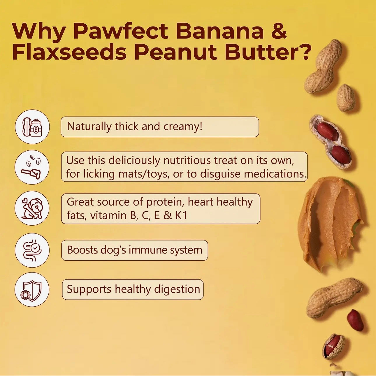 Peanut Butter With Banana & Flax Seeds