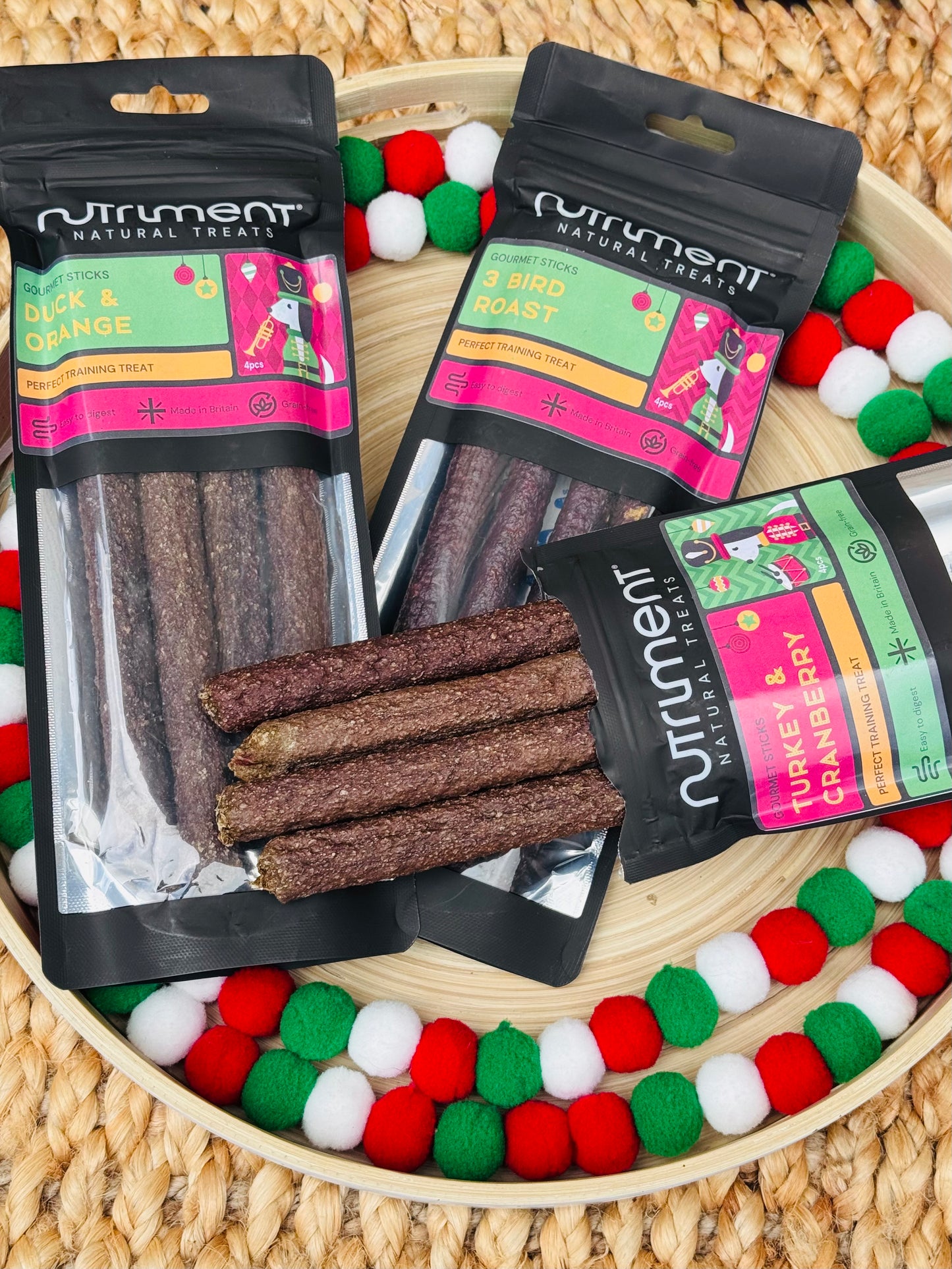 3 Festive Flavoured Gourmet Sausages (Free Postage)