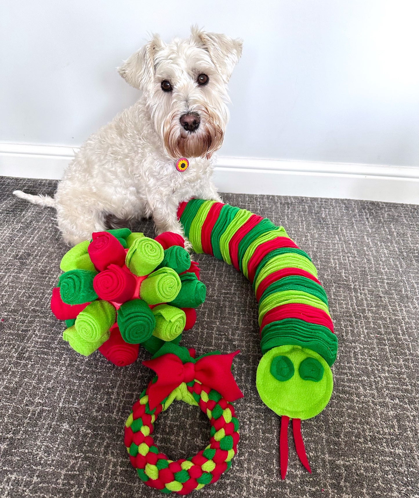 Christmas Snuffle Snakes 3 Sizes Available (Free Postage)