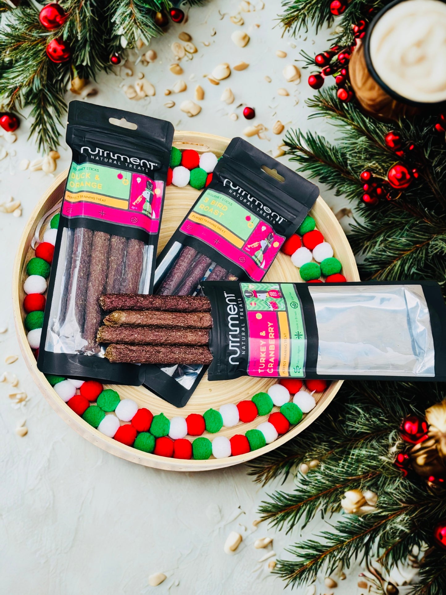 3 Festive Flavoured Gourmet Sausages (Free Postage)