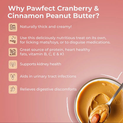 Peanut Butter With Cranberry & Cinnamon