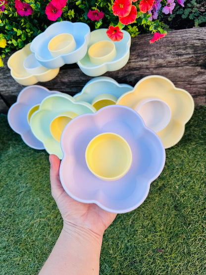 Flower Feast Enrichment Bowl, 2 Sizes Available (Free Postage)