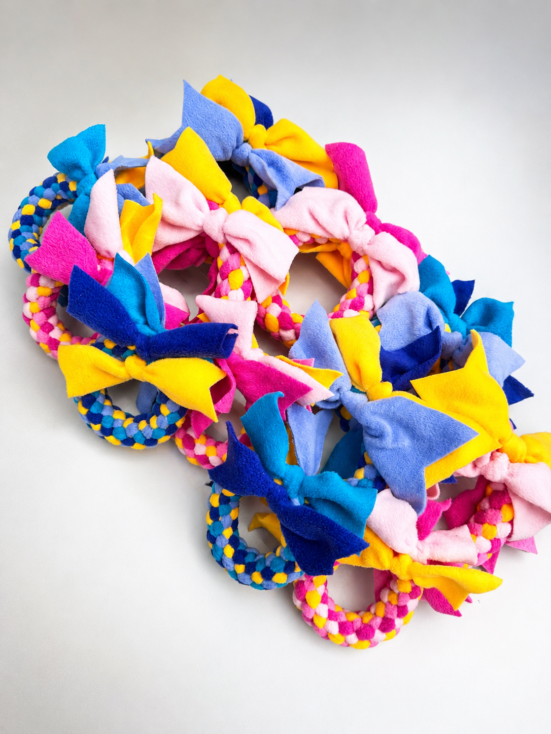 Custom Coloured Dog Link Tugs 3 Sizes Available