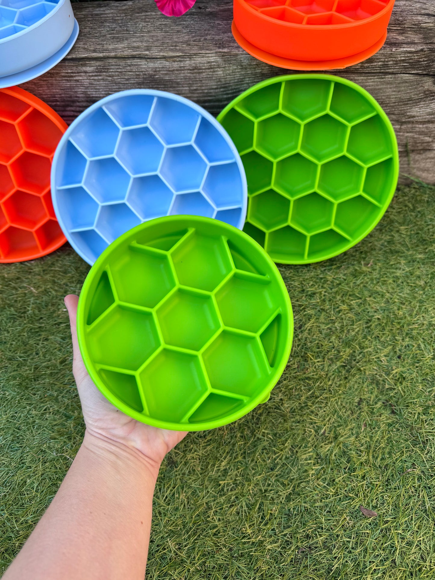 Hexa Puzzle Feeder Bowl,2 Sizes Available (Free Postage)