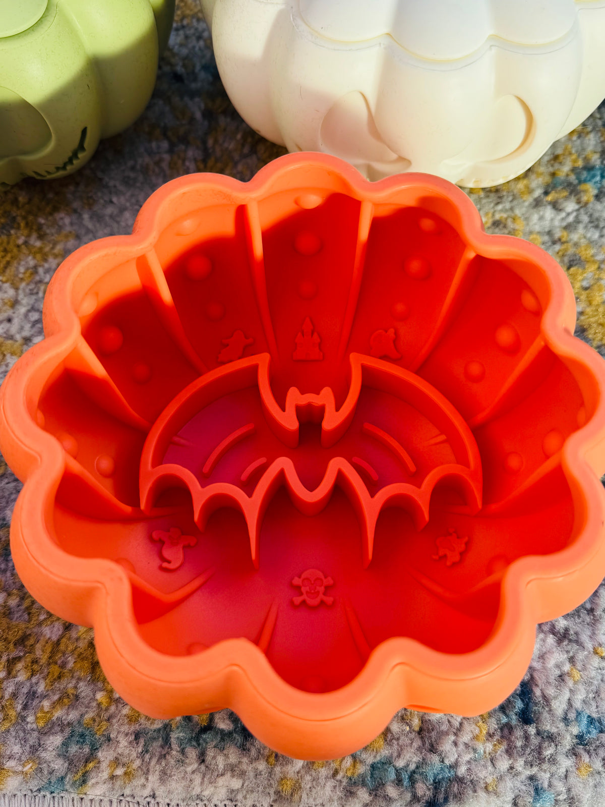 Pumpkin Enrichment Slow Feeder Bowl