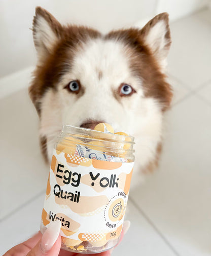 Freeze Dried Quail Egg Yolks (Free Postage)