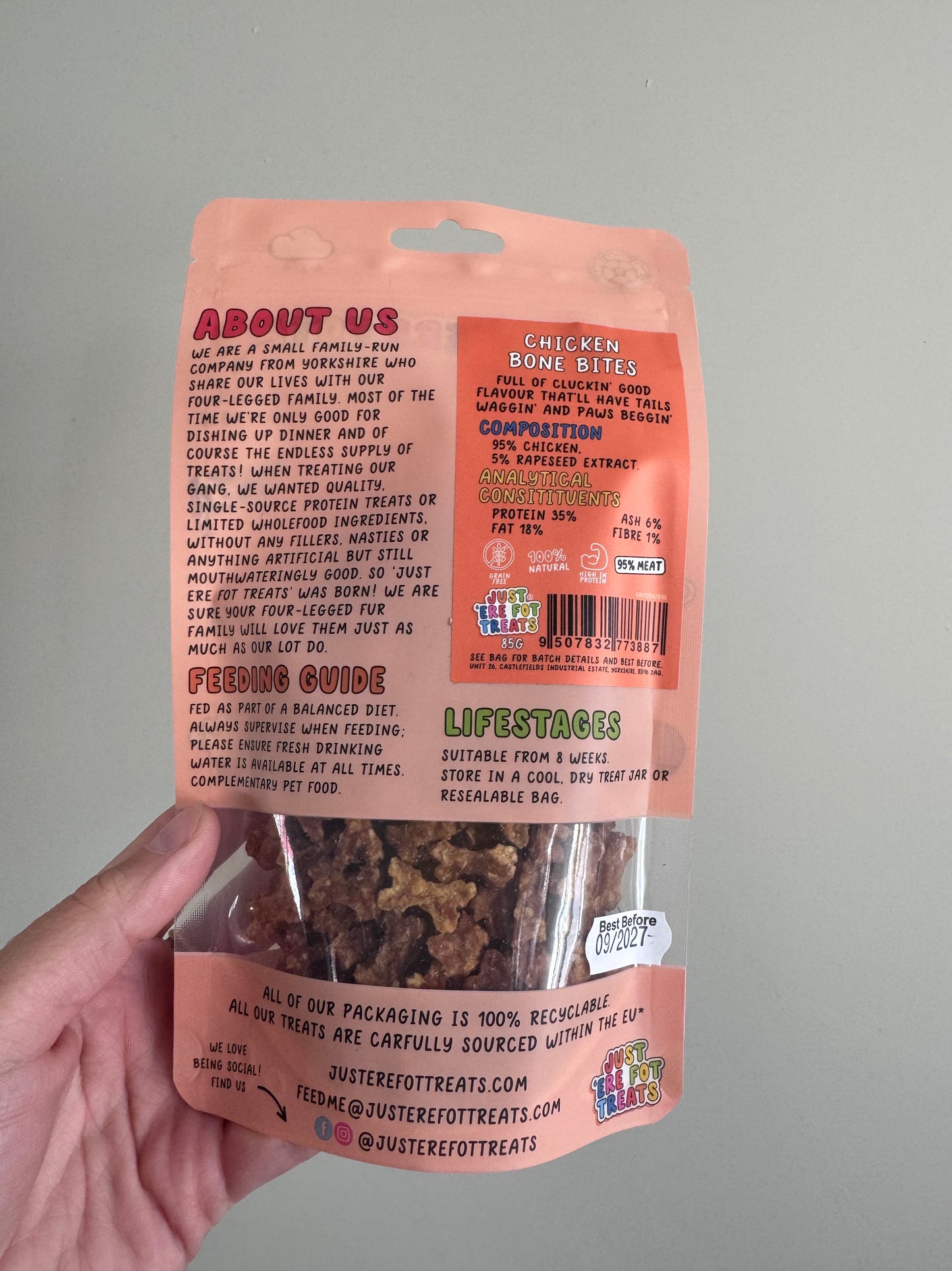 Just Ere Fot Treats - Bone Bites