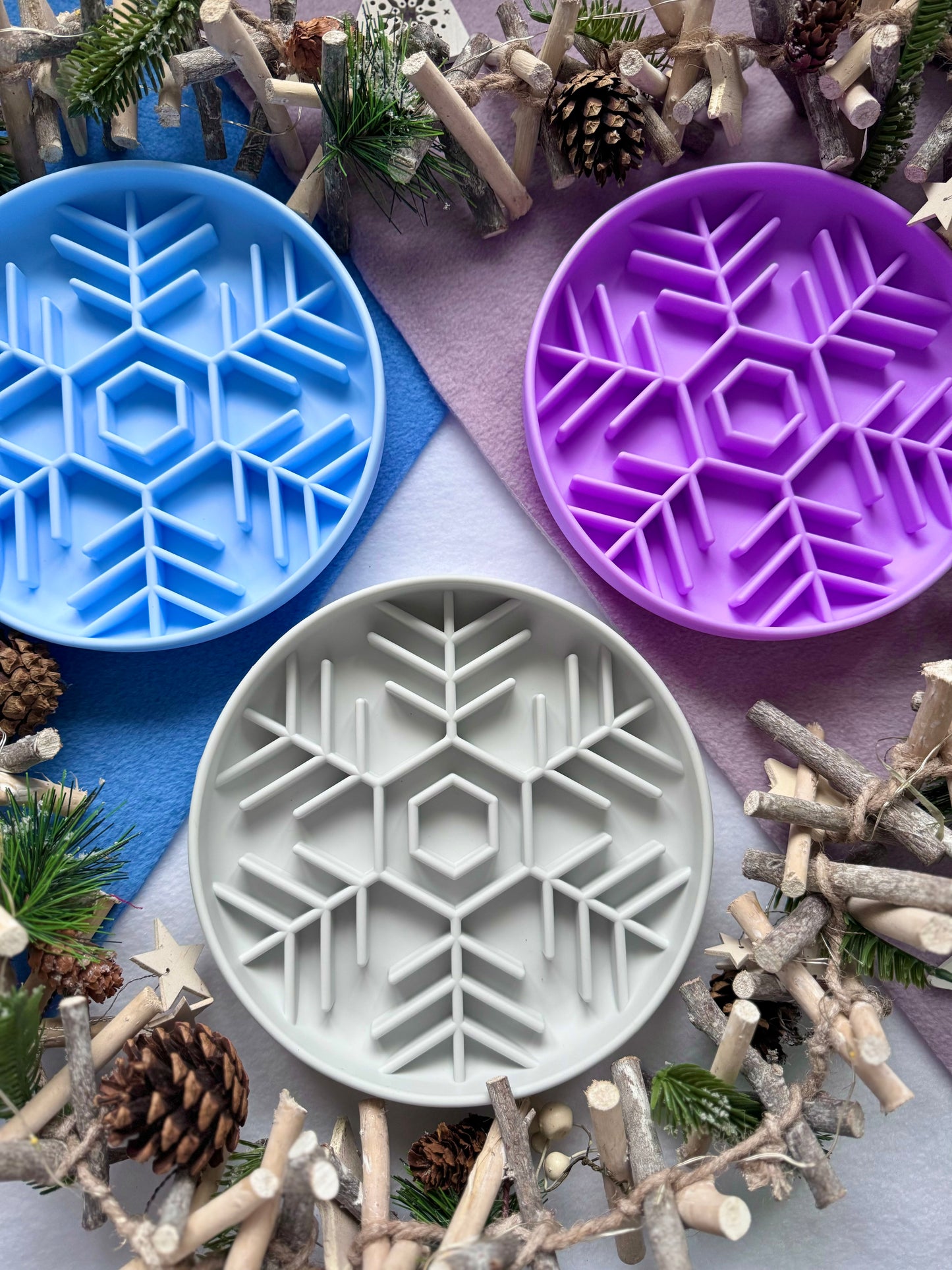 Christmas Snowflake Enrichment Bowl ( Free Postage)