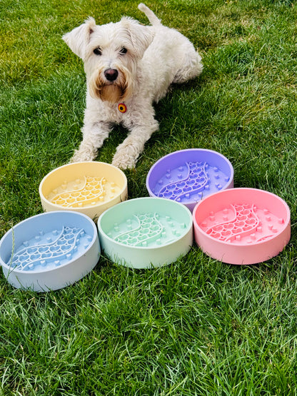 Heart Lick Bowls Available In 5 Pastel Shades (Free Postage)