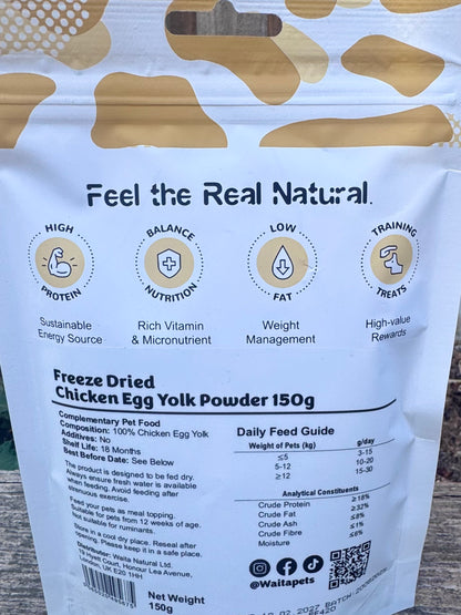 Waita Freeze Dried Egg Yolk Powder Topper