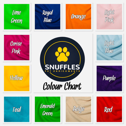 Custom Coloured Fleece Frisbees