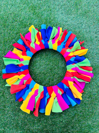 Custom Coloured Fleece Frisbees