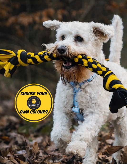 Custom Coloured Dog Tugs 3 Sizes Available