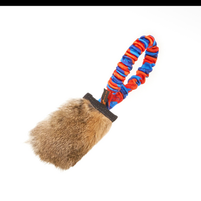 Rabbit Skin Pocket Size Squeaky Bungee, Tug-E-Nuff Range