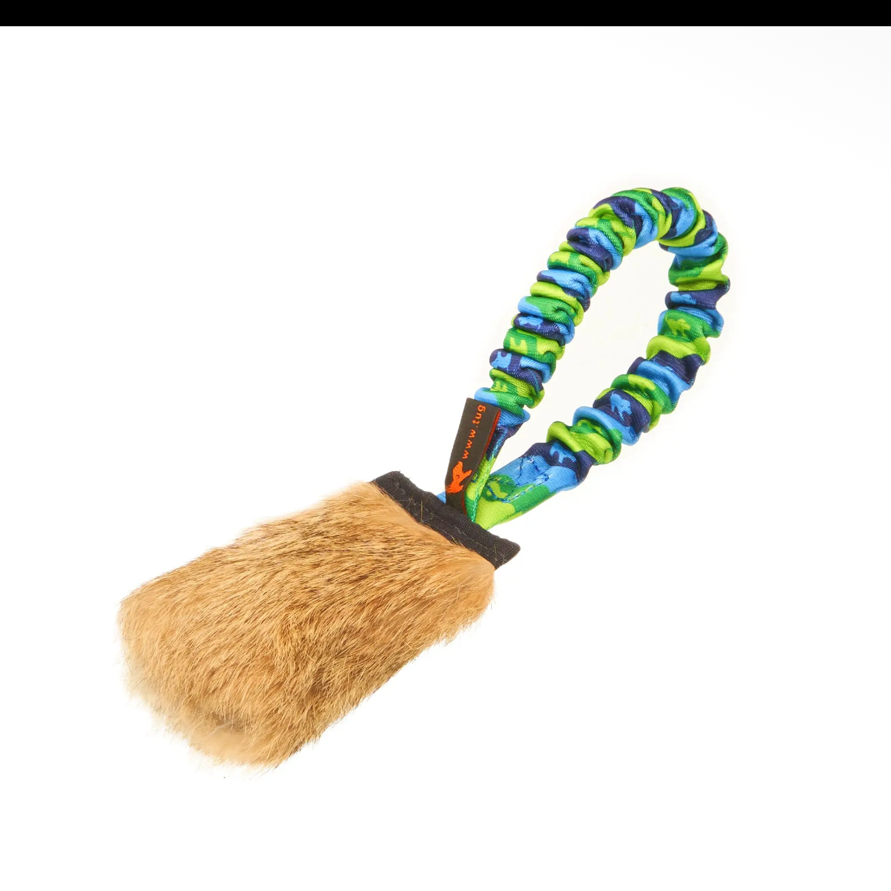 Rabbit Skin Pocket Size Squeaky Bungee, Tug-E-Nuff Range