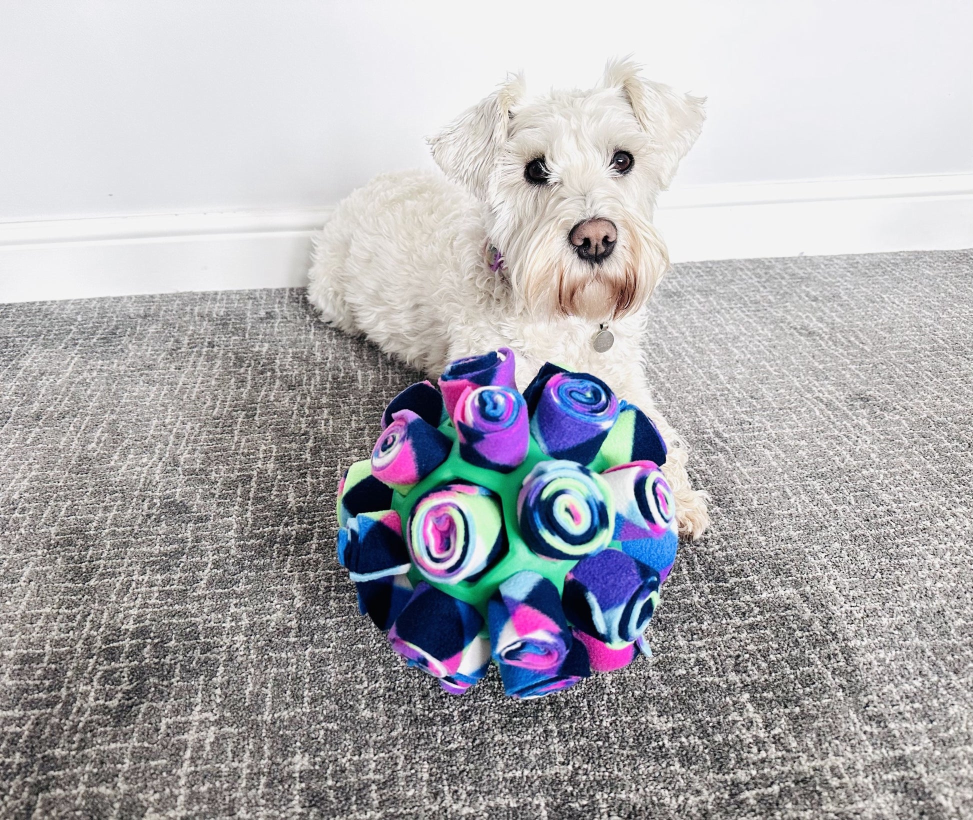 Handmade Dog Toy  Snuffle Ball – River Fair Trade