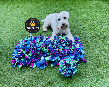 Large Snuffle Mat And Medium Snuffle Ball Set For Dogs, Available In 10 Colour Options