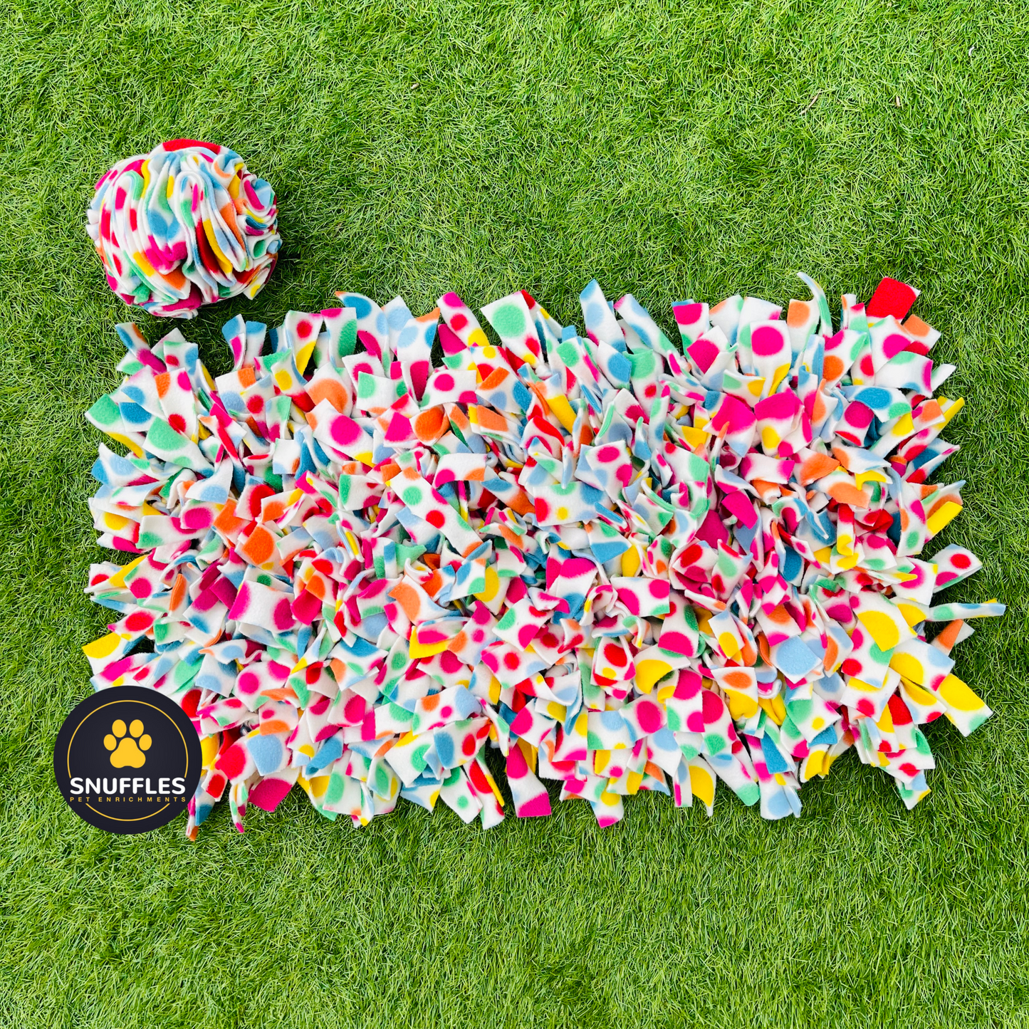 Large Snuffle Mat And Medium Snuffle Ball Set For Dogs, Available In 10 Colour Options