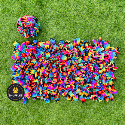 Large Snuffle Mat And Medium Snuffle Ball Set For Dogs, Available In 10 Colour Options