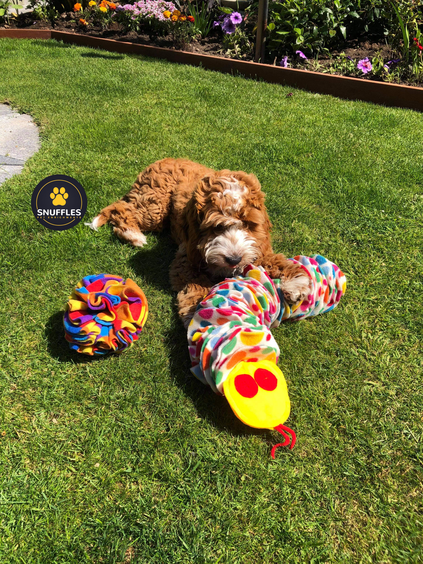 Large Snuffle Snake For Dogs, 10 Colour Options To Choose From