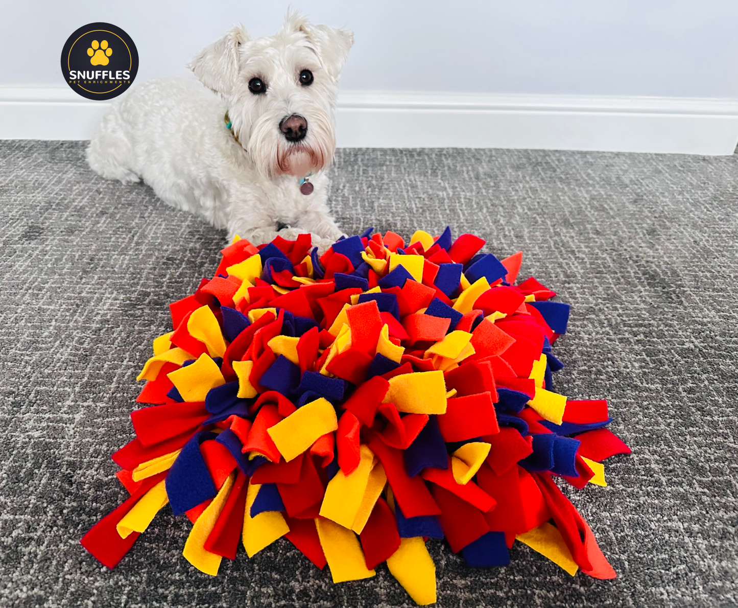 Medium Multicoloured Snuffle Mat For Dogs And Small Pets, 4 Colour Options Available