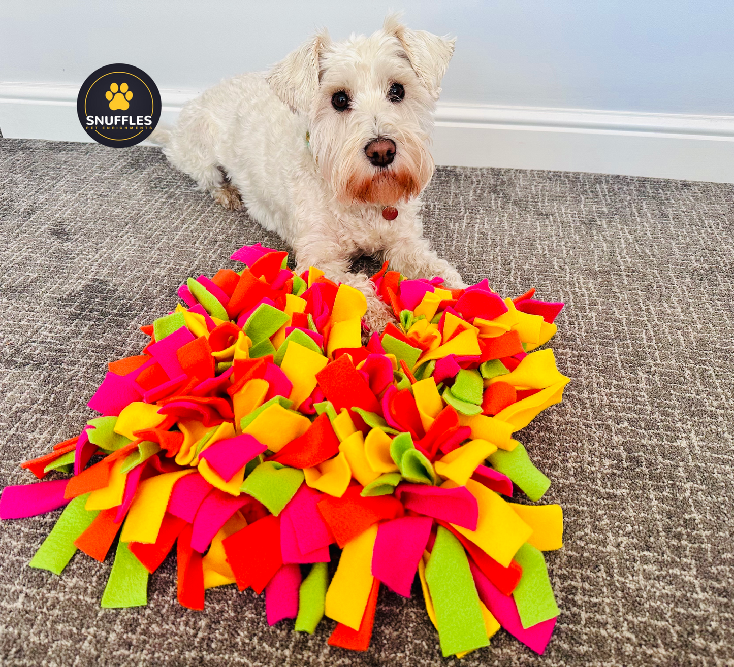 Medium Multicoloured Snuffle Mat For Dogs And Small Pets, 4 Colour Options Available