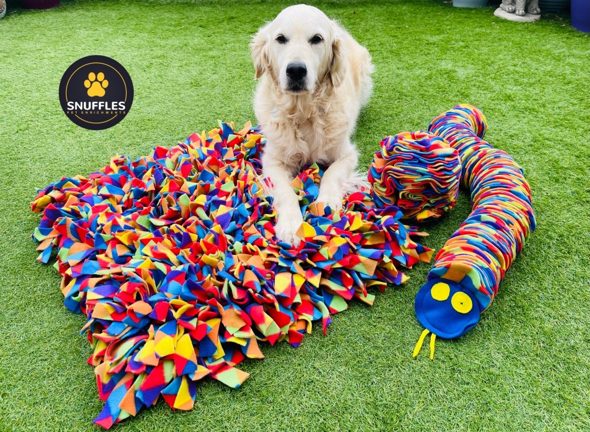 Snuffle Mat for Large Dogs, 28.3X28.3Inch Interactive Puzzle Toys for Mental