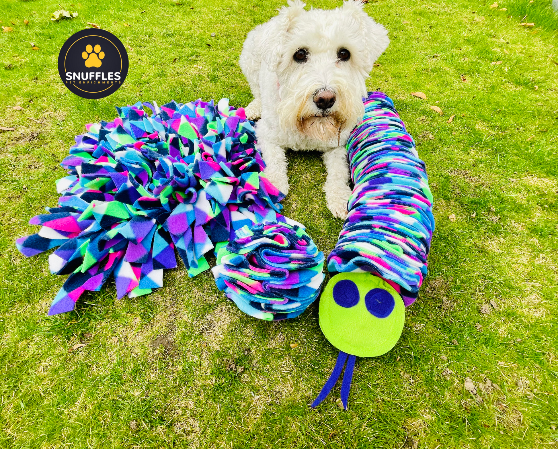 Fewlew Snuffle Ball for Dogs, Snuffle Master for Dogs, Snuffle Ball,  Sniffle Interactive Treat Game, Snuffle Ball Diameter 13CM for Medium,  Small Dogs